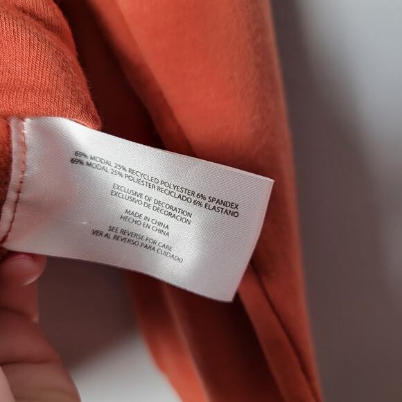 Orvis Pullover Sweatshirt XL Super Soft Rust Modal Blend Long Sleeve Autumm Fall - Picture 9 of 9
